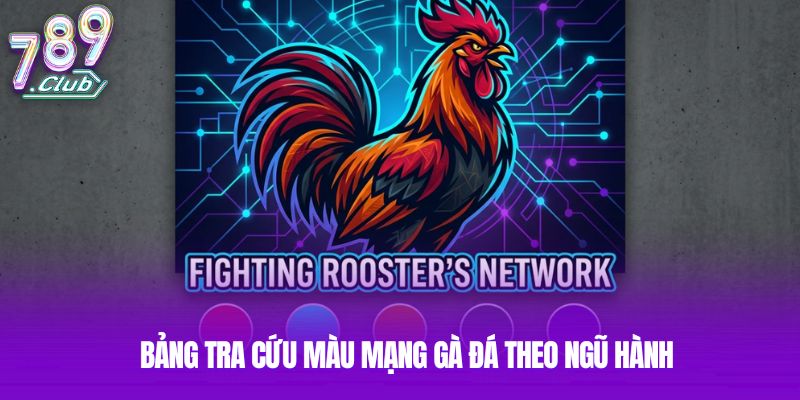 Bảng tra cứu màu mạng gà đá theo ngũ hành Bảng tra cứu màu mạng gà đá theo ngũ hành