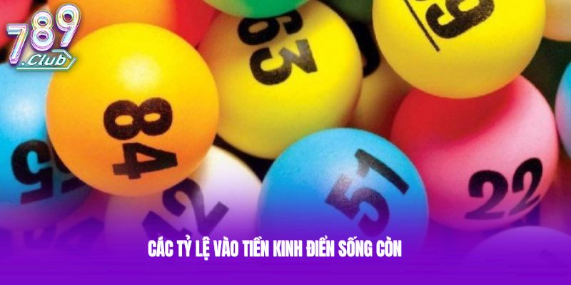 Các tỷ lệ vào tiền kinh điển sống còn 