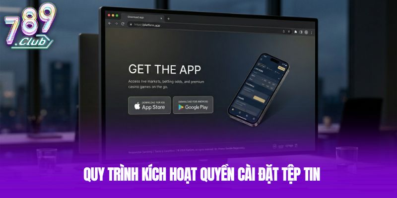 Quy trình kích hoạt quyền cài đặt tệp tin